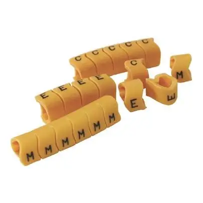 Bagues-repères plior m-65 pp mde lettre e