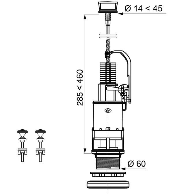 Mecanisme simple pouss
