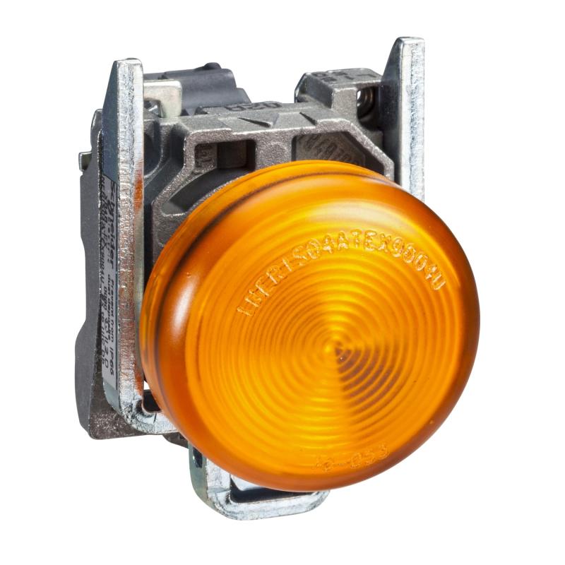 Voyant lumineux del - 22 - orange - 24v - vis étrier