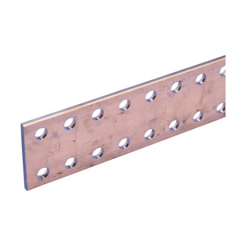 Barre pour jdb vertical - plate perforée - l = 2000mm 80x10
