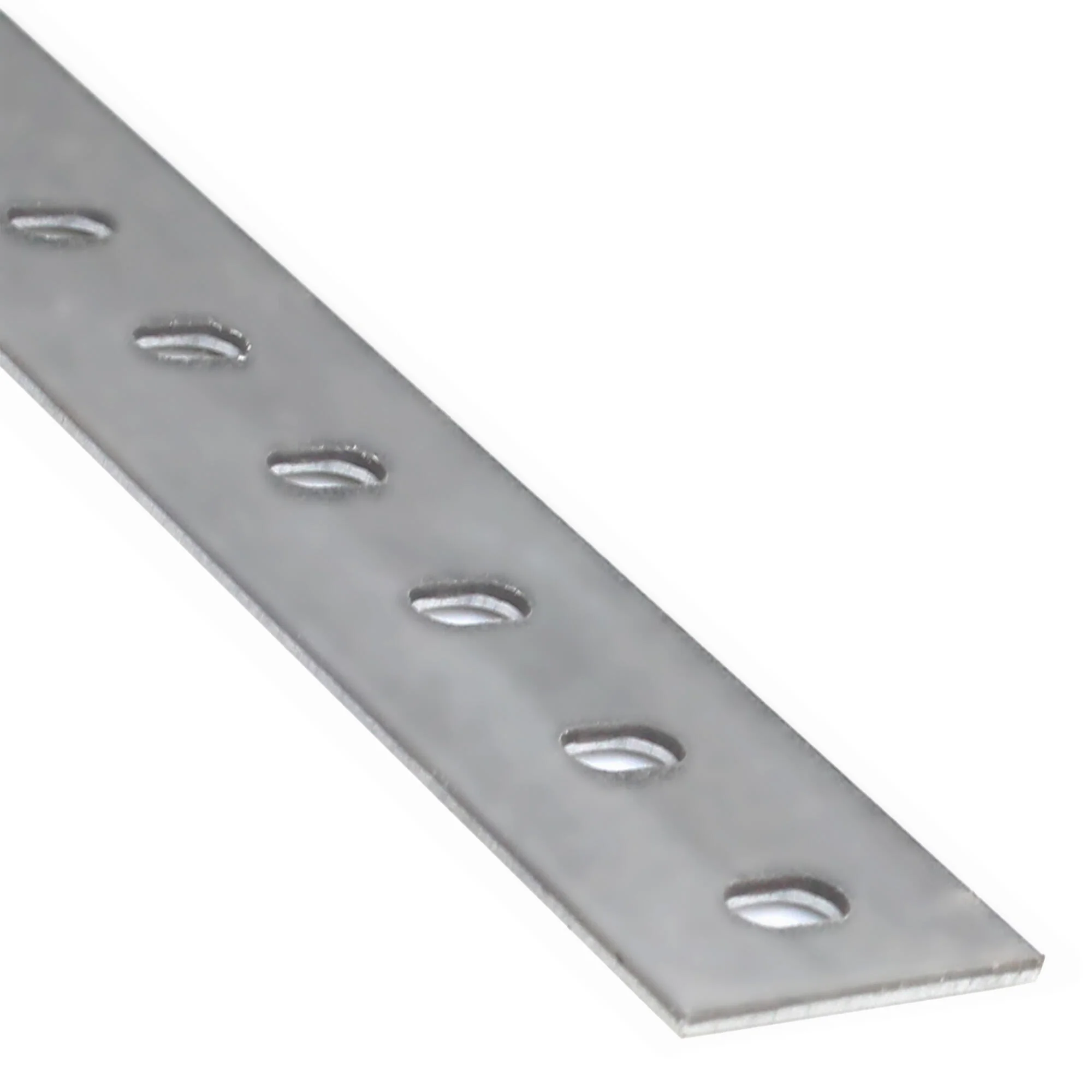 Barre pour jdb vertical - plate perforée - l = 2000mm 80x10