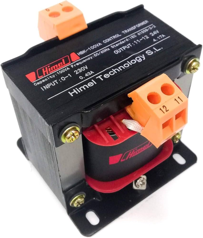 Transformateur de tension - 230v - 1x24v - 100va