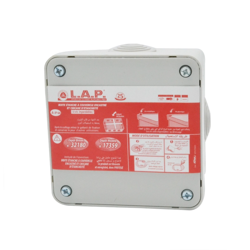 Boite étanche lap à chicane 100*10